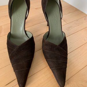 Cole Haan Eleora Brown Suede Pump